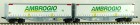 90056 ACME Articulated Container car type Sggmrss 90 of Ambrogio loaded with containers